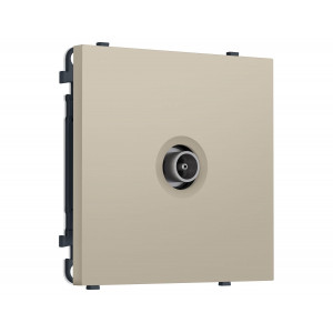 Комплект механизма TV розетки оконечной SIGMA Кашемир 50-870 MHz 1dB QUANT PRO Ambrella Volt MS353010 (SP3530, PR202)