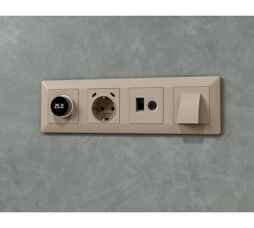 Комплект механизма электрической розетки 2USB С+C 20W с/з на винтовых зажимах 16A-250V Alfa Серо-бежевый матовый Quant Ambrella Volt MA370510 (AP3705, VM165) Комплект механизма электрической розетки 2USB С+C 20W с/з на винтовых зажимах 16A-250V Alfa Серо-бежевый матовый Quant Ambrella Volt MA370510 (AP3705, VM165)