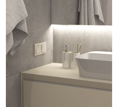 Розетка с заземлением и шторками c крышкой Werkel IP44 (айвори матовый) W1171262 4690389184765 a059276