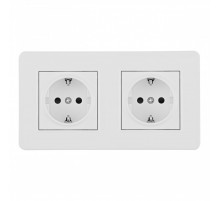 Розетка Arte Milano SET16-2-40-1x2 white