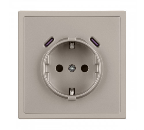 Механизм розетки с USB зарядкой Arlight SCT-NOBE-MUCC-SFPL-CA (230V, 16A) 061814