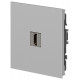 Розетка Эра Arktik 16-3114-03 HDMI алюминий Б0070506