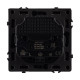 Розетка зк со шторками с USB тип C+С софт-тач черный оникс Arlight SCT-MUCC-SFPL-BK (250V, 16A) 061813(1)