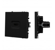 Механизм HDMI розетки Arlight SCT-NOBE-MHD1-SFPL-BK (Черный оникс) 061841
