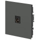 Розетка Эра Arktik 16-3101-06 TV одиночная графит Б0070469