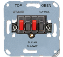 Мех Аудиорозетка (стерео) белый Jung SLA2WW