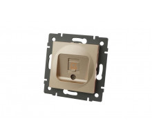 Механизм компьютерной розетки Arlight SCT-MPC1-PL-GD-V (RJ-45, CAT6) 049849