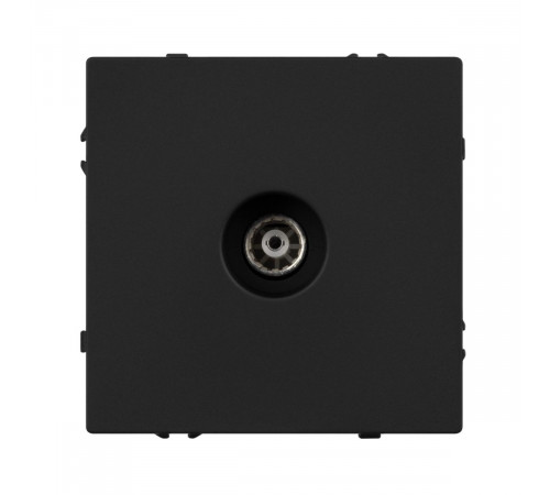 Механизм телевизионной розетки Arlight SCT-NOBE-MTV1-SFPL-BK (Черный оникс) 054293