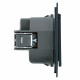 Розетка 1-местная Stekker 250В 16А Мия RST16-3112-05 50455