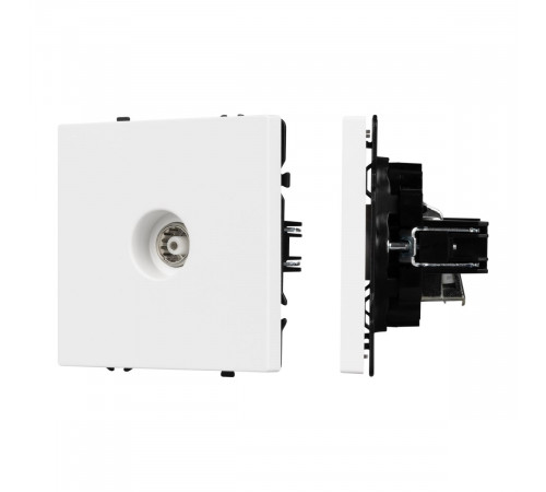 Розетка ТВ софт-тач белый кварц Arlight SCT-MTV1-SFPL-WH (TV) 054292(1)