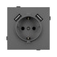 Механизм розетки с USB зарядкой Arlight SCT-TENDO-MUAA-SFPL-GR (230V, 16A) 054605