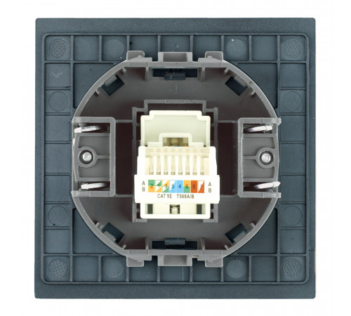 Розетка компьютерная 1-местная RJ-45 (механизм) Stekker Мия RST00-3117-05 50450