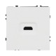 Розетка HDMI софт-тач белый кварц Arlight SCT-MHD1-SFPL-WH 061846(1)