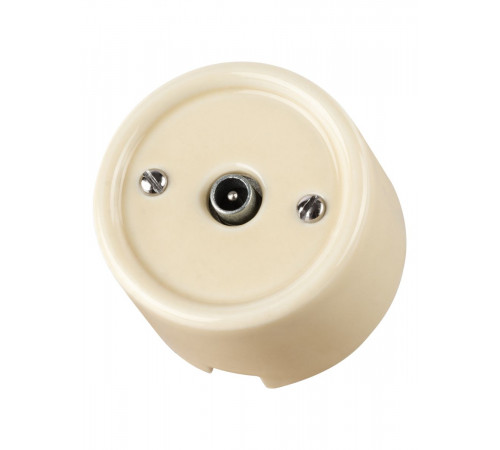 Розетка TV проходная сл. кость Болонь TDM Electric SQ1820-0354