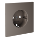 Накладка для розетки с заземлением Voltum S70 (капучино) VLS000614