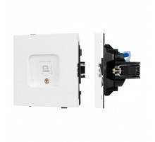 Механизм компьютерной розетки Arlight SCT-TENDO-MPC1-PL-WH (RJ-45, CAT6) 054098