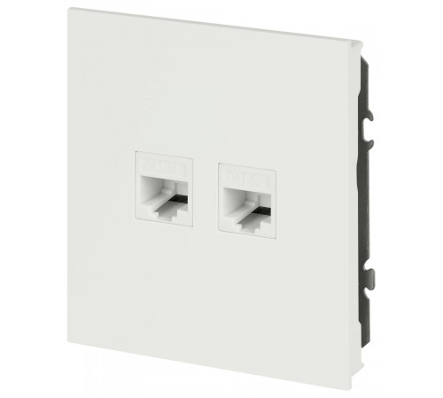 Розетка Эра Arktik 16-3108-08 информационная двойная 2XRJ45 белый матовый Б0070491
