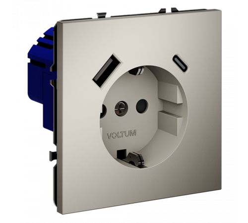 Розетка с USB, A+C Voltum S70 VLS040503 Розетка с USB, A+C Voltum S70 VLS040503