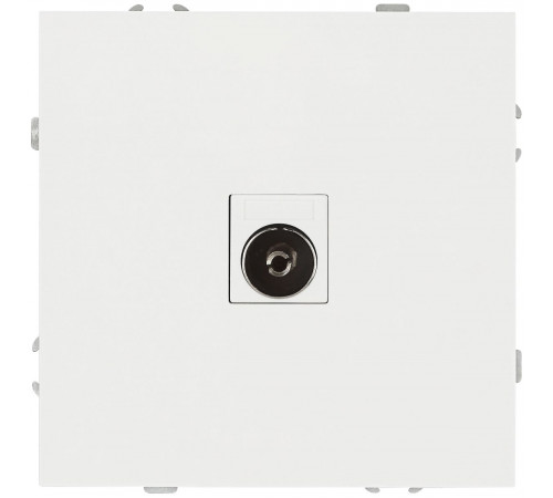 Розетка ЭРА Galaxy 15-3101-01 TV одиночная IP20 белый Б0070715