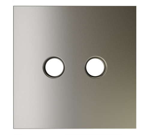 Накладка для розетки телевизионной оконечной TV+SAT Voltum S70 (шелк) VLS001604