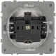 Розетка Эра Galaxy 15-2102-08 c заземлением 2P+E Schuko со шторками 16А-250В IP20 белый матовый Б0070653