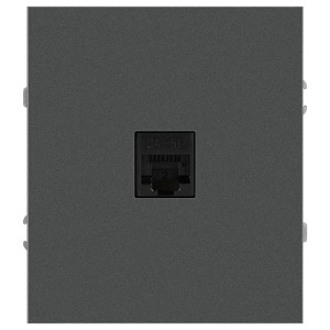 Розетка Эра Arktik 16-3107-06 информационная RJ45 графит Б0070479