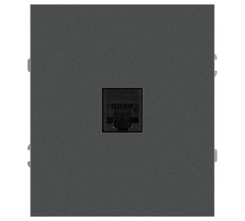 Розетка Эра Arktik 16-3107-06 информационная RJ45 графит Б0070479