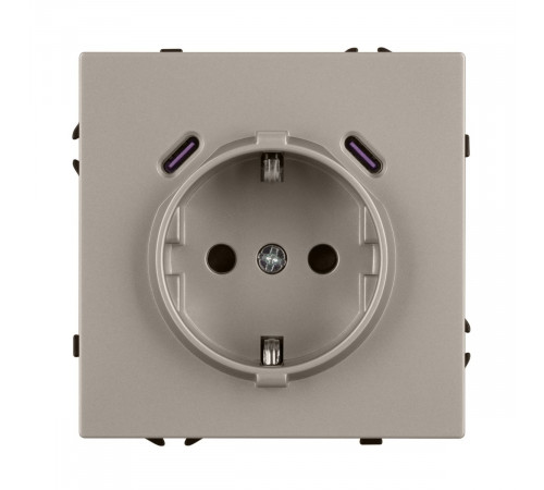 Механизм розетки с USB зарядкой Arlight SCT-NOBE-MUCC-SFPL-CA (230V, 16A) 061814