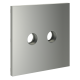 Накладка для розетки телевизионной оконечной TV+SAT Voltum S70 (сталь) VLS001605