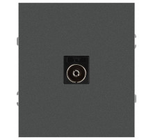 Розетка Эра Arktik 16-3101-06 TV одиночная графит Б0070469