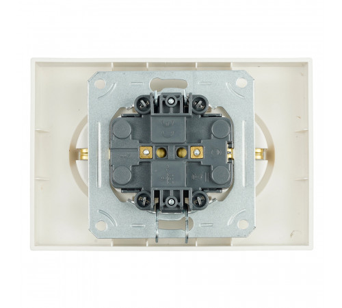 Розетка 2-местная с защитной шторкой Stekker Эмили с/з 250В 16А RST16-5114-08 кашемир soft touch 49908 Розетка 2-местная с защитной шторкой Stekker Эмили с/з 250В 16А RST16-5114-08 кашемир soft touch 49908