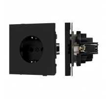 Механизм электрической розетки Arlight SCT-TENDO-MEU1-SFPL-BK (230V, 16A) 054638