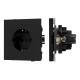 Механизм электрической розетки Arlight SCT-TENDO-MEU1-SFPL-BK (230V, 16A) 054638
