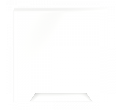 Накладка для розетки с заземлением, защитными шторками и крышкой Voltum S70 (белый матовый) VLS000802