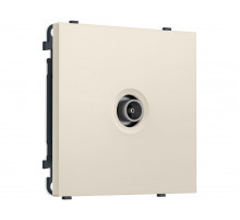 Комплект механизма TV розетки оконечной SIGMA Бежевый матовый 50-870 MHz 1dB QUANT PRO Ambrella Volt MS333010 (SP3330, PR202)