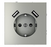 Розетка с USB, А+А Voltum S70 VLS040405