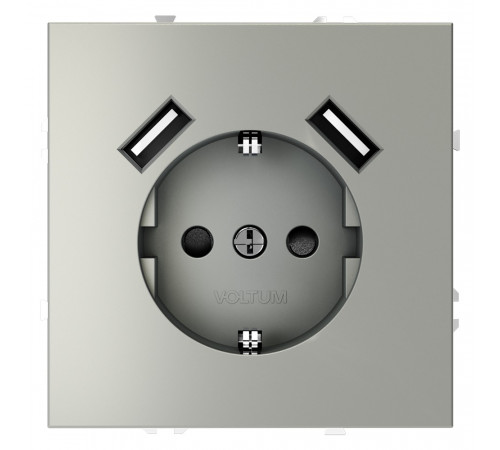 Розетка с USB, А+А Voltum S70 VLS040405 Розетка с USB, А+А Voltum S70 VLS040405