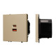 USB Розетка тип A+C софт-тач золотой песок Arlight SCT-MUAC-SFPL-FC-GD (65W, QC3) 054318(1)