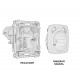 Комплект механизма электрической розетки USB A+A 18W Ambrella Volt Omega (OP1090, VM155) MO109010