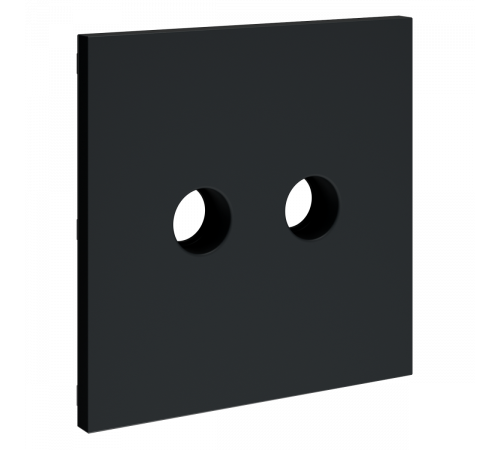 Накладка для розетки телевизионной оконечной TV+SAT Voltum S70 (графит) VLS001607