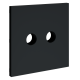 Накладка для розетки телевизионной оконечной TV+SAT Voltum S70 (графит) VLS001607
