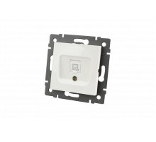 Механизм компьютерной розетки Arlight SCT-MPC1-PL-WH-V (RJ-45, CAT6) 049842