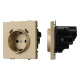 Механизм розетки с USB зарядкой Arlight SCT-NOBE-MUCC-SFPL-GD (230V, 16A) 061815