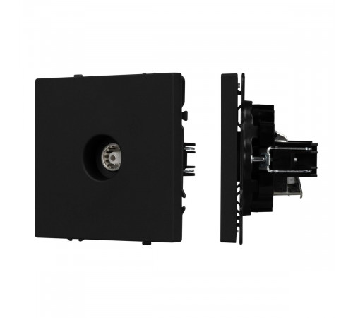 Механизм телевизионной розетки Arlight SCT-NOBE-MTV1-SFPL-BK (Черный оникс) 054293
