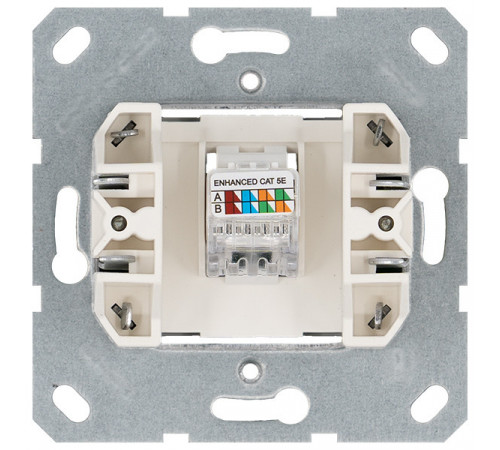 Интернет-розетка RJ45 с накладкой, цвет Тауп Jasmart G6105T Интернет-розетка RJ45 с накладкой, цвет Тауп Jasmart G6105T