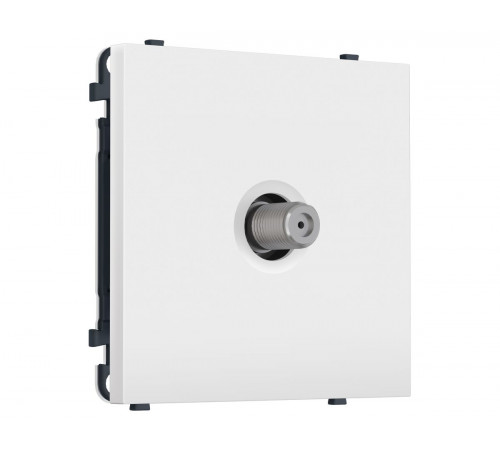 Комплект механизма TV розетки SAT SIGMA Белый матовый 5-2400MHz 3.5dB QUANT PRO Ambrella Volt MS133050 (SP1330, PR215)