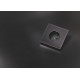 Накладка для розетки с заземлением и защитными шторками, S70 Metal (антрацит) Voltum VLSM000712