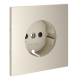 Накладка для розетки с заземлением и защитными шторками Voltum S70 (кашемир) VLS000703