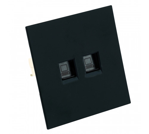 Розетка компьютерная 2-местная RJ-45 (механизм) Stekker Мия RST00-3111-05 50451