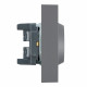 Розетка 2-местная СЗК Stekker 250В 16А Эмили RST16-5114-10ZK 50244